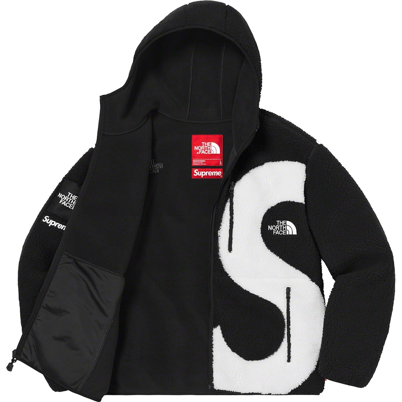 Supreme®/The North Face® S Logo Hooded Fleece Jacket view 9